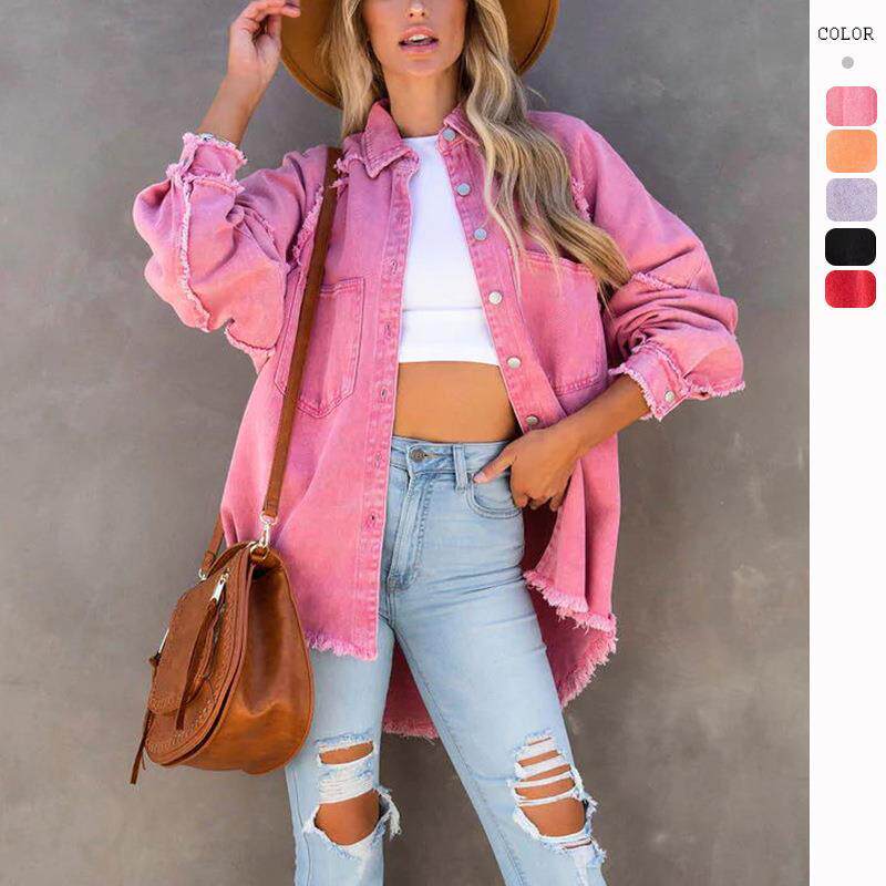 Vintage Fashion Jacket - Women's Summer New Casual Vintage Frayed