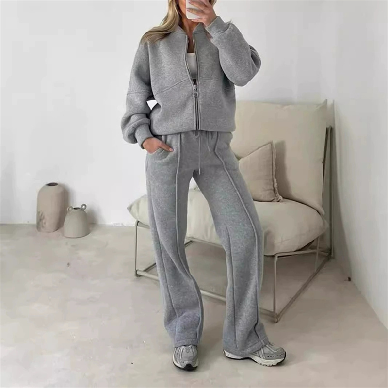 2025 Sweatshirt Two-piece Suit - Wide Leg Trouser 70S incelemesi ve fiyatı