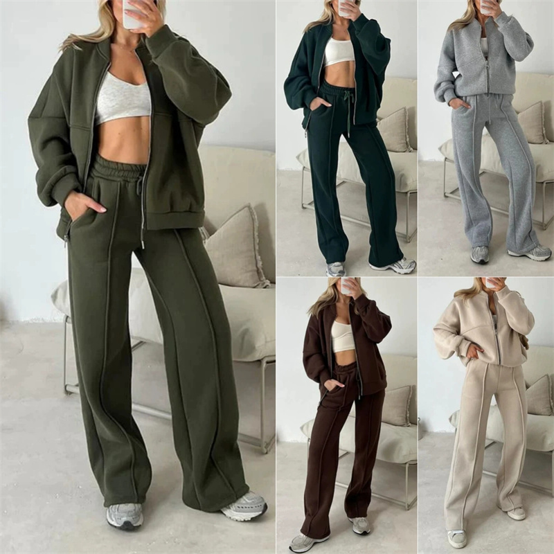 2025 Sweatshirt Two-piece Suit - Wide Leg Trouser 70S incelemesi ve fiyatı