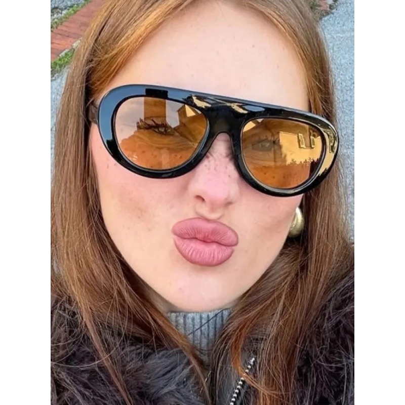 Y2K Retro Round Sunglasses Tre - Vintage Fashion Y2K incelemesi ve fiyatı