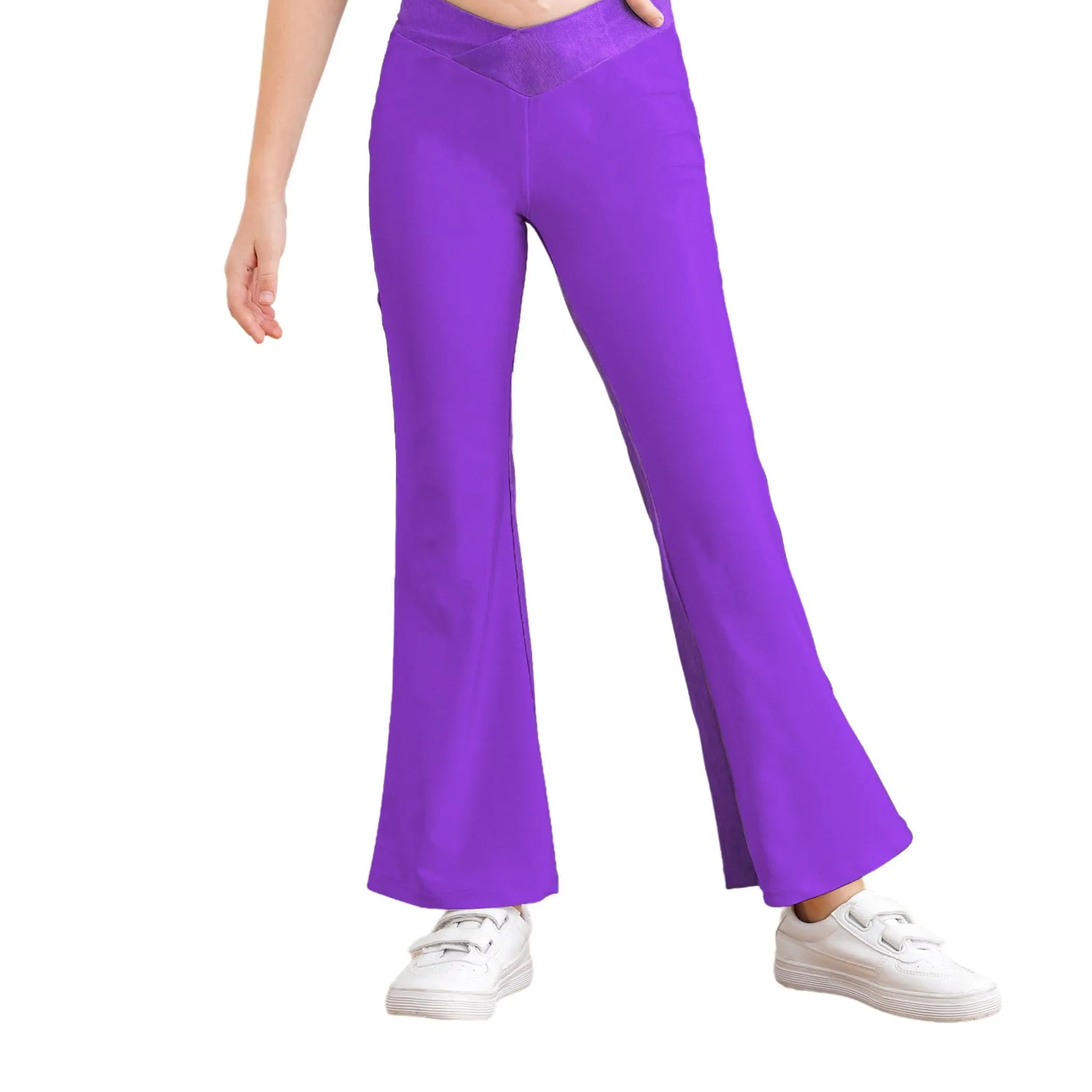 Kids Girls Shiny Flared Trouse - Wide Leg Trouser 70S incelemesi ve fiyatı