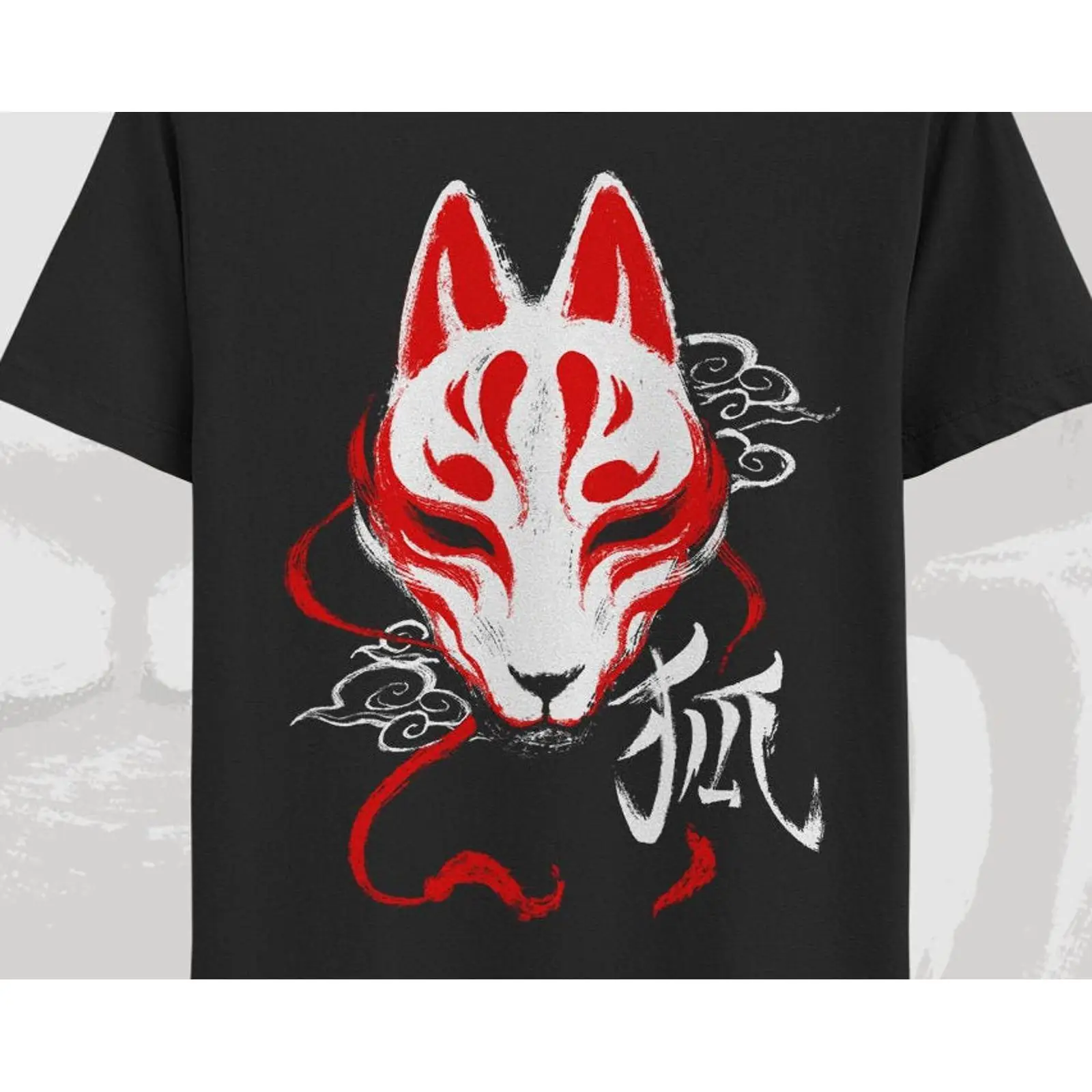 Kitsune mask T shirt japanese  - Vintage Fashion Tokyo incelemesi ve fiyatı