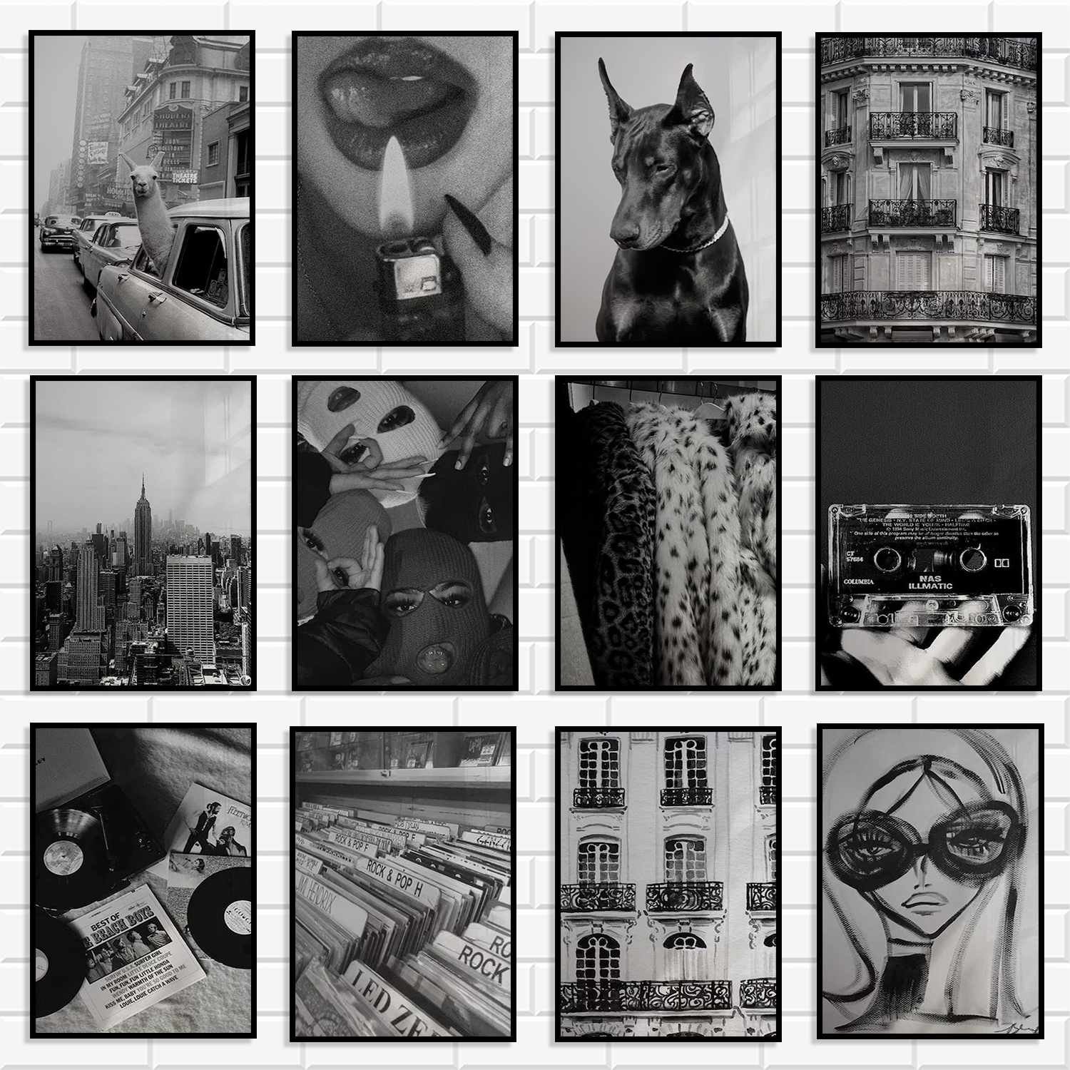 Monochrome Grunge Aesthetic Ar - Vintage Fashion Nyc incelemesi ve fiyatı