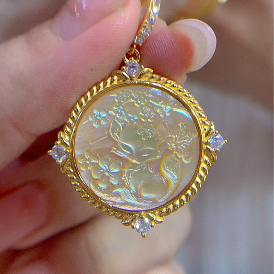 925 Sterling Silver Shell Came - Vintage Fashion Center incelemesi ve fiyatı