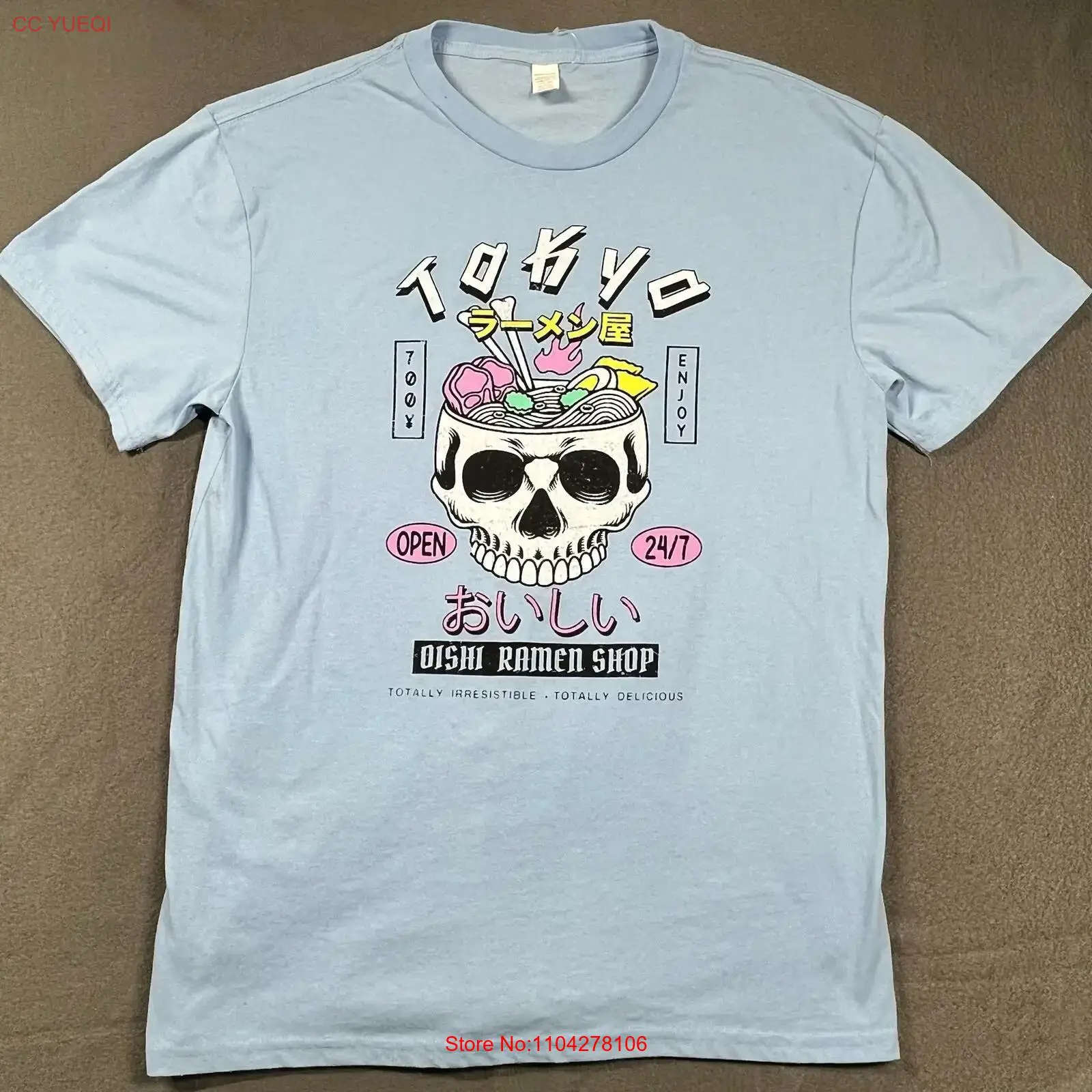 Tokyo Oishi Ramen Shop T Shirt - Vintage Fashion Tokyo incelemesi ve fiyatı