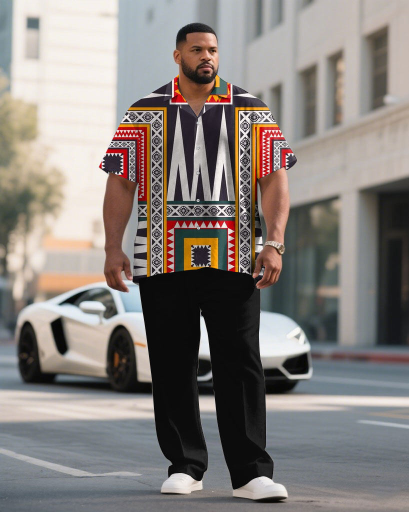 S-9XL Plus Size Men's Baroque  - Printed Floral Shirt incelemesi ve fiyatı