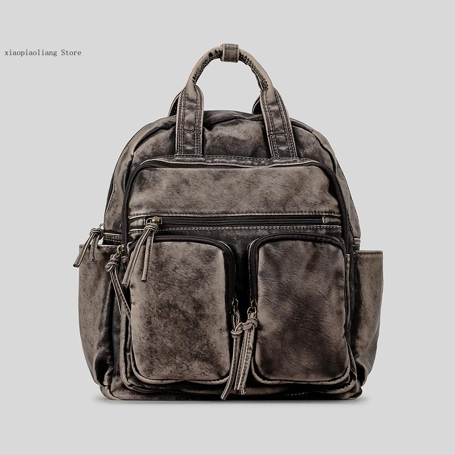 Luxury Soft Washed Pu Leather  - Vintage Fashion Trends incelemesi ve fiyatı