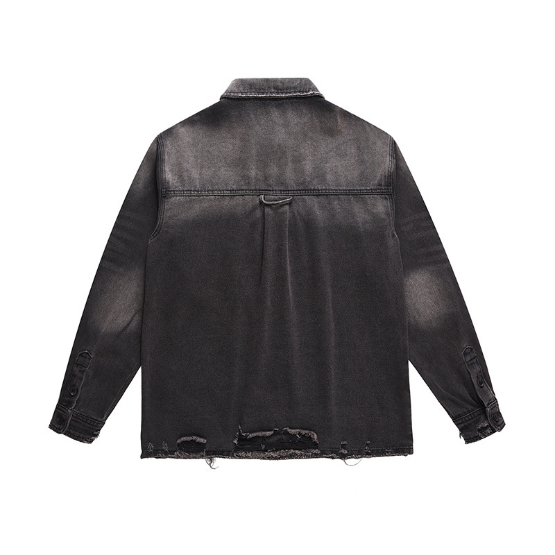 Men's High Street Ripped Jeans - Vintage Fashion Jacket incelemesi ve fiyatı