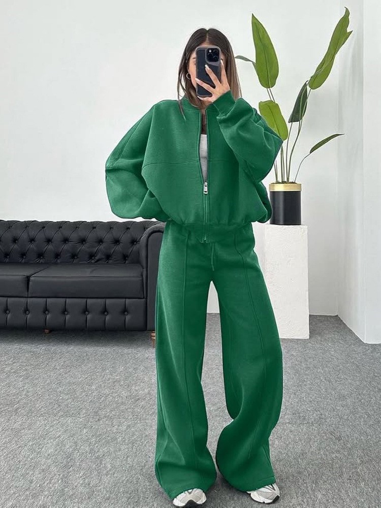 Women Sweatsuit Set Vintage O- - Vintage Fashion Jacket incelemesi ve fiyatı