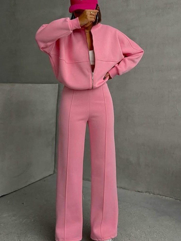 Women Sweatsuit Set Vintage O- - Vintage Fashion Jacket incelemesi ve fiyatı