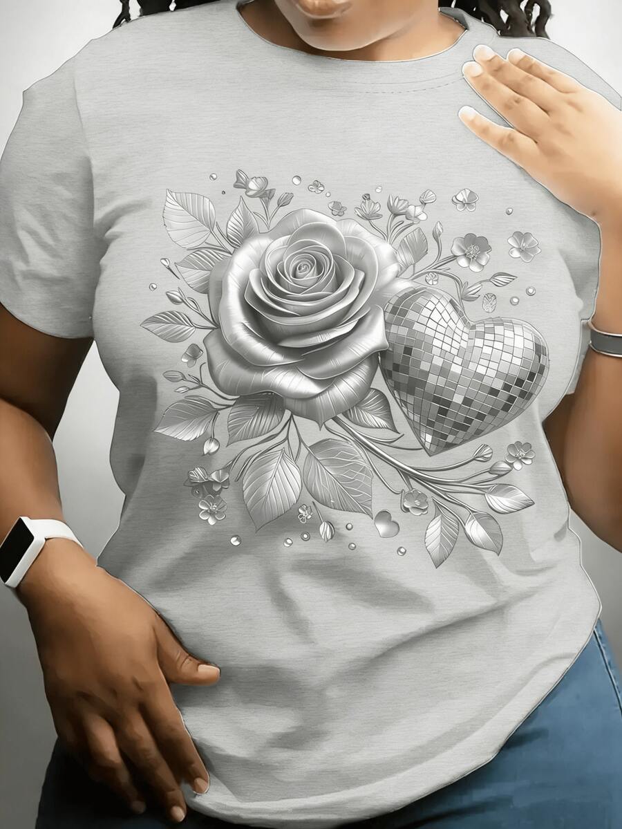 Plus Size Womens Purple Floral - Printed Floral Shirt incelemesi ve fiyatı
