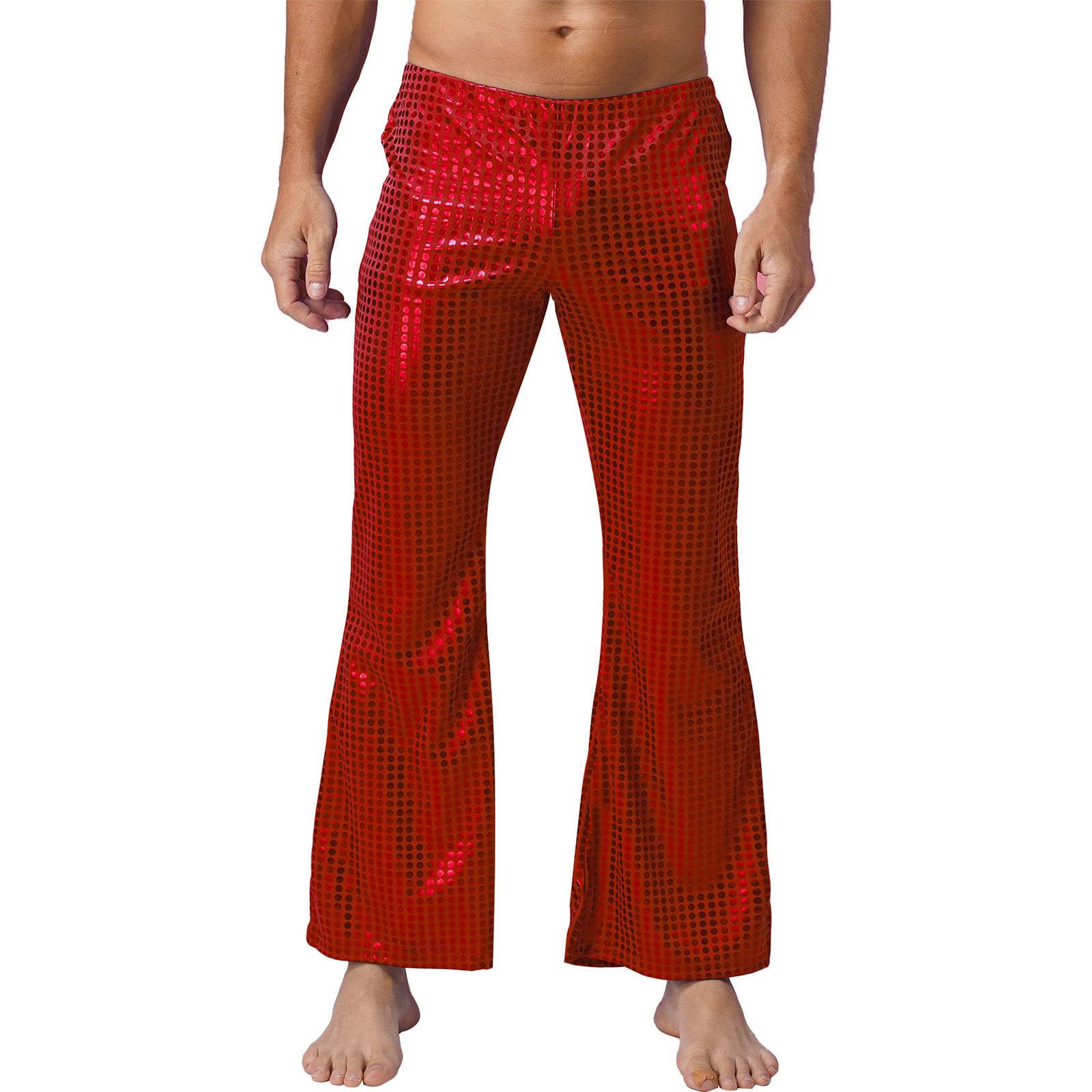 Mens 70s Shiny Sequins Hip Hop - Wide Leg Trouser 70S incelemesi ve fiyatı