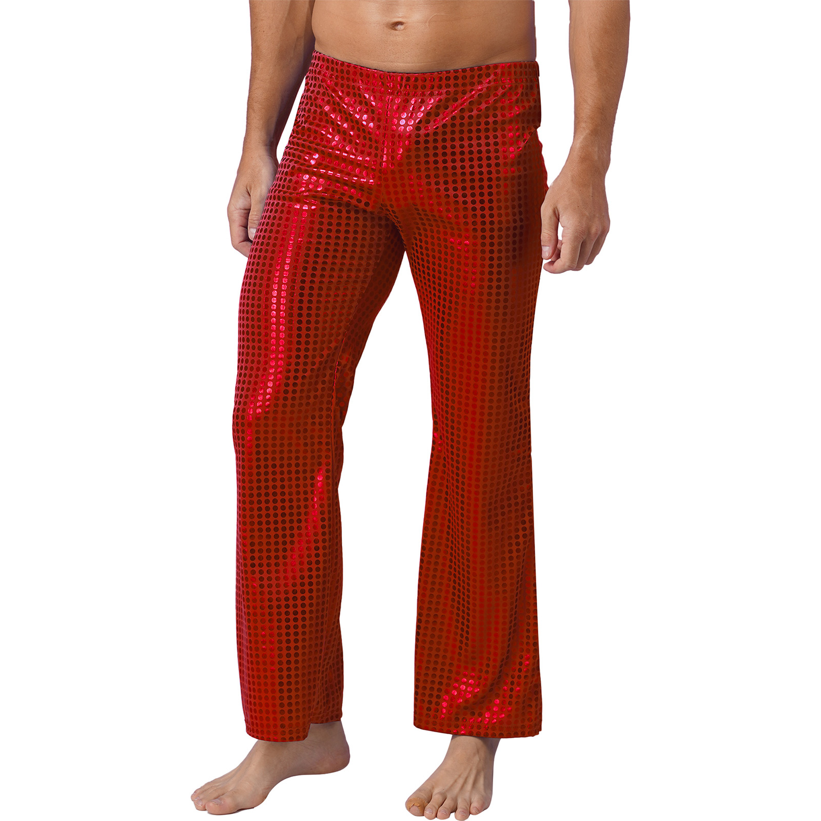Mens 70s Shiny Sequins Hip Hop - Wide Leg Trouser 70S incelemesi ve fiyatı
