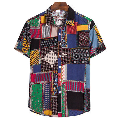 Small Niche Design Printed Shi - Printed Floral Shirt incelemesi ve fiyatı