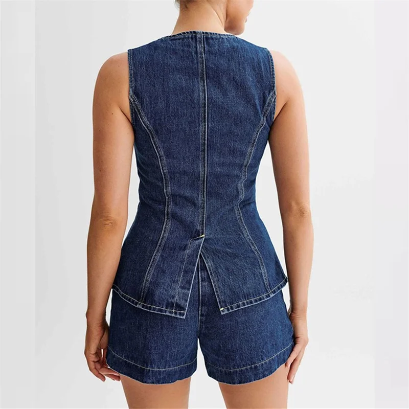 2024 Vintage Casual Denim Suit - Vintage Fashion Jacket incelemesi ve fiyatı