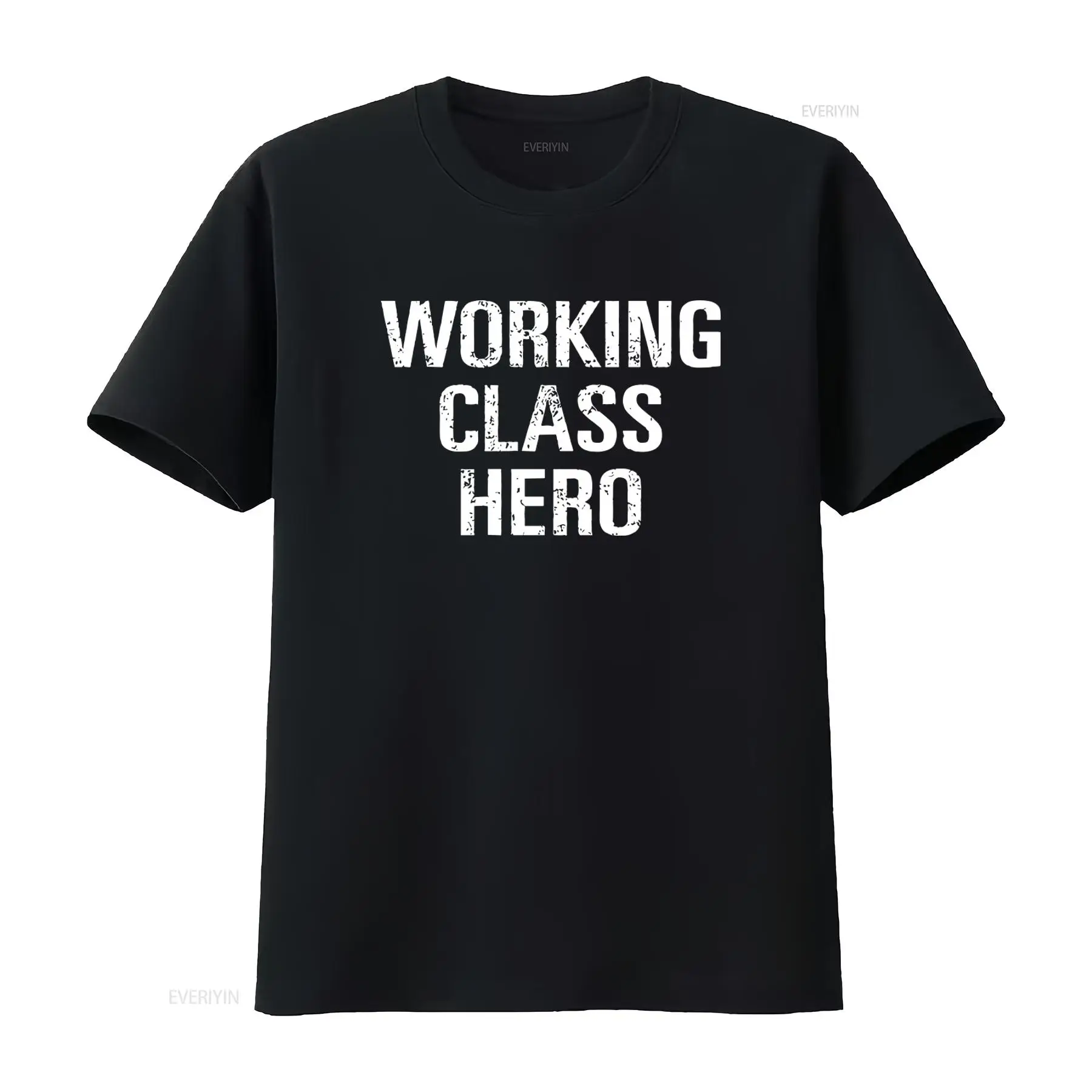 WORKING CLASS HERO Print T Shi - Vintage Fashion Nyc incelemesi ve fiyatı