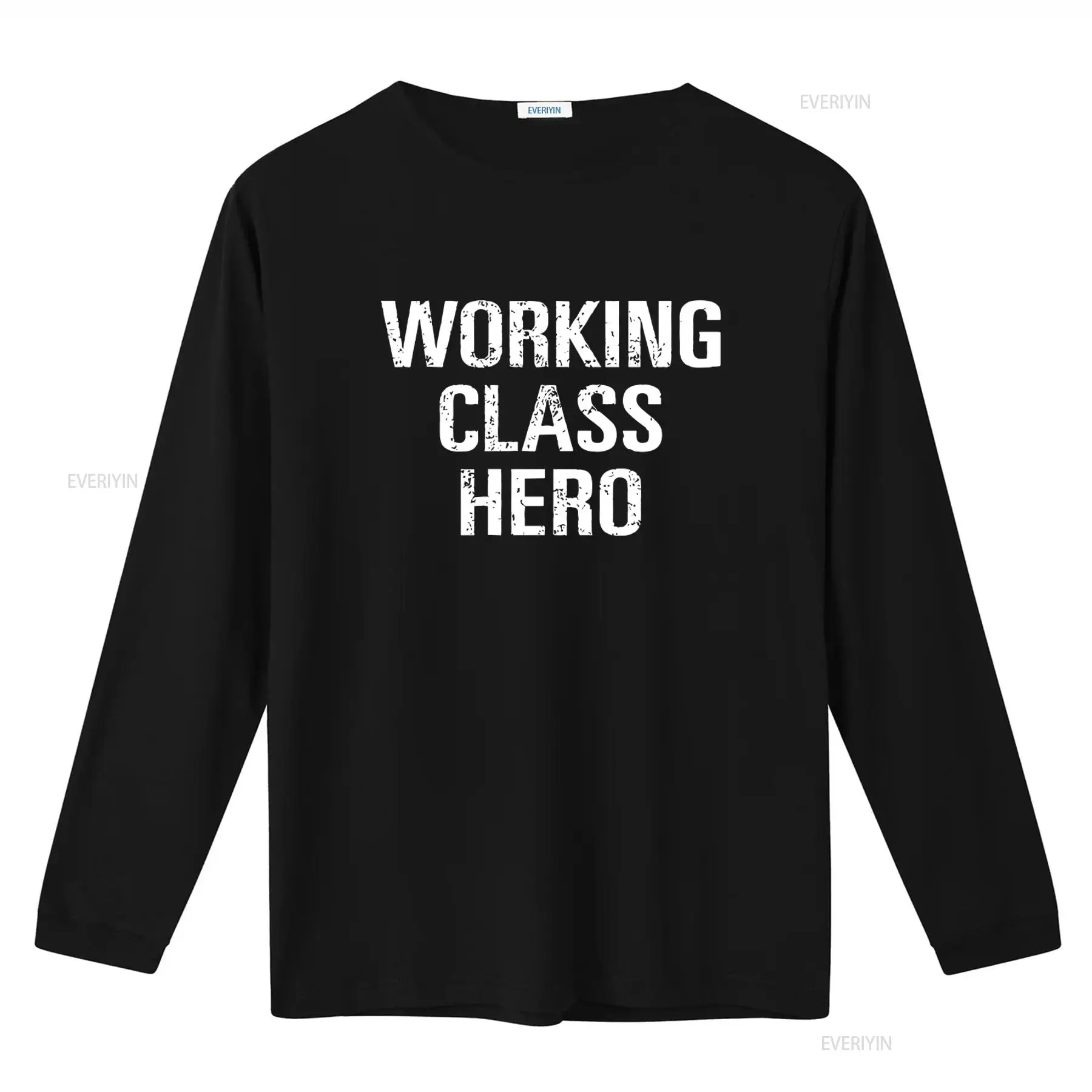 WORKING CLASS HERO Print T Shi - Vintage Fashion Nyc incelemesi ve fiyatı