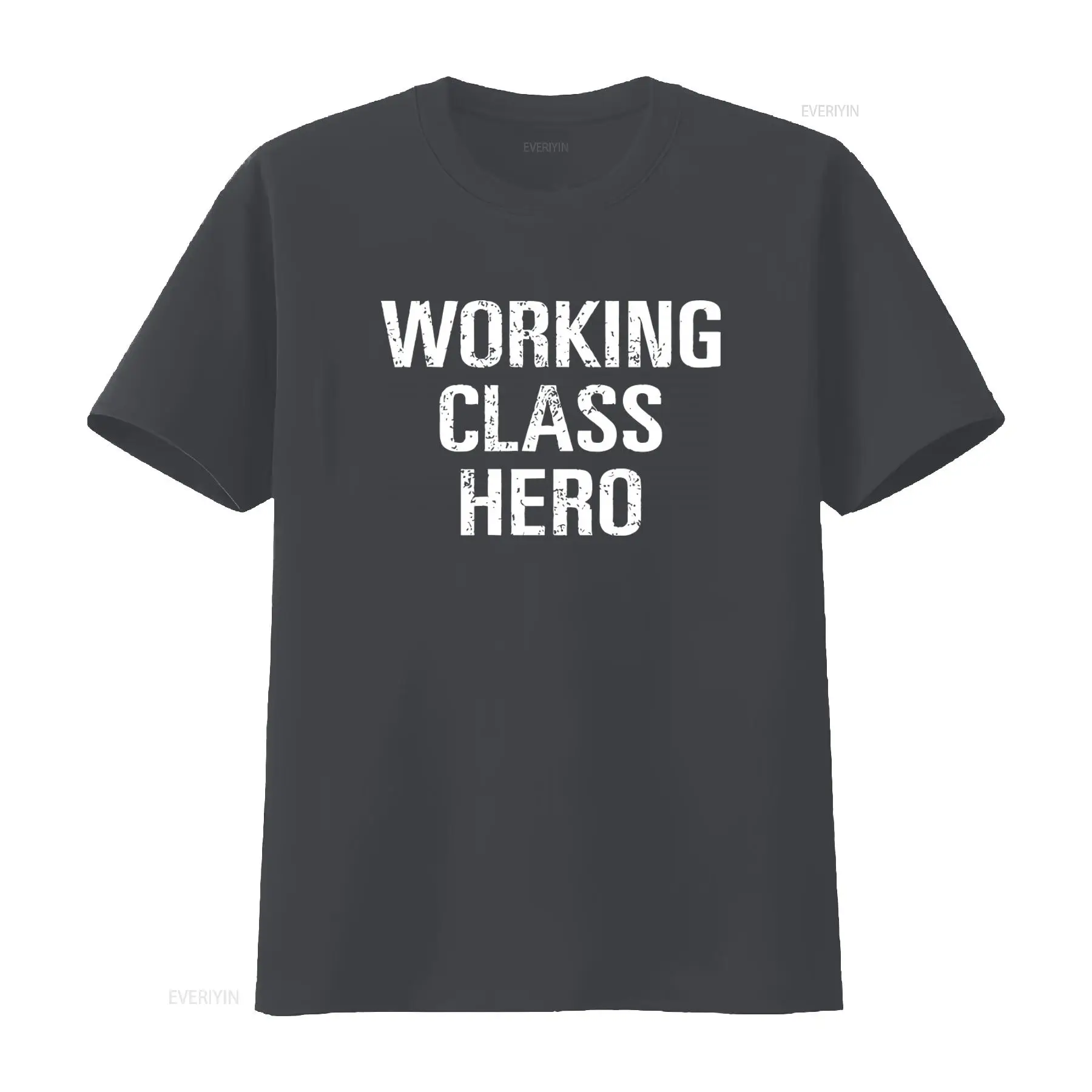 WORKING CLASS HERO Print T Shi - Vintage Fashion Nyc incelemesi ve fiyatı
