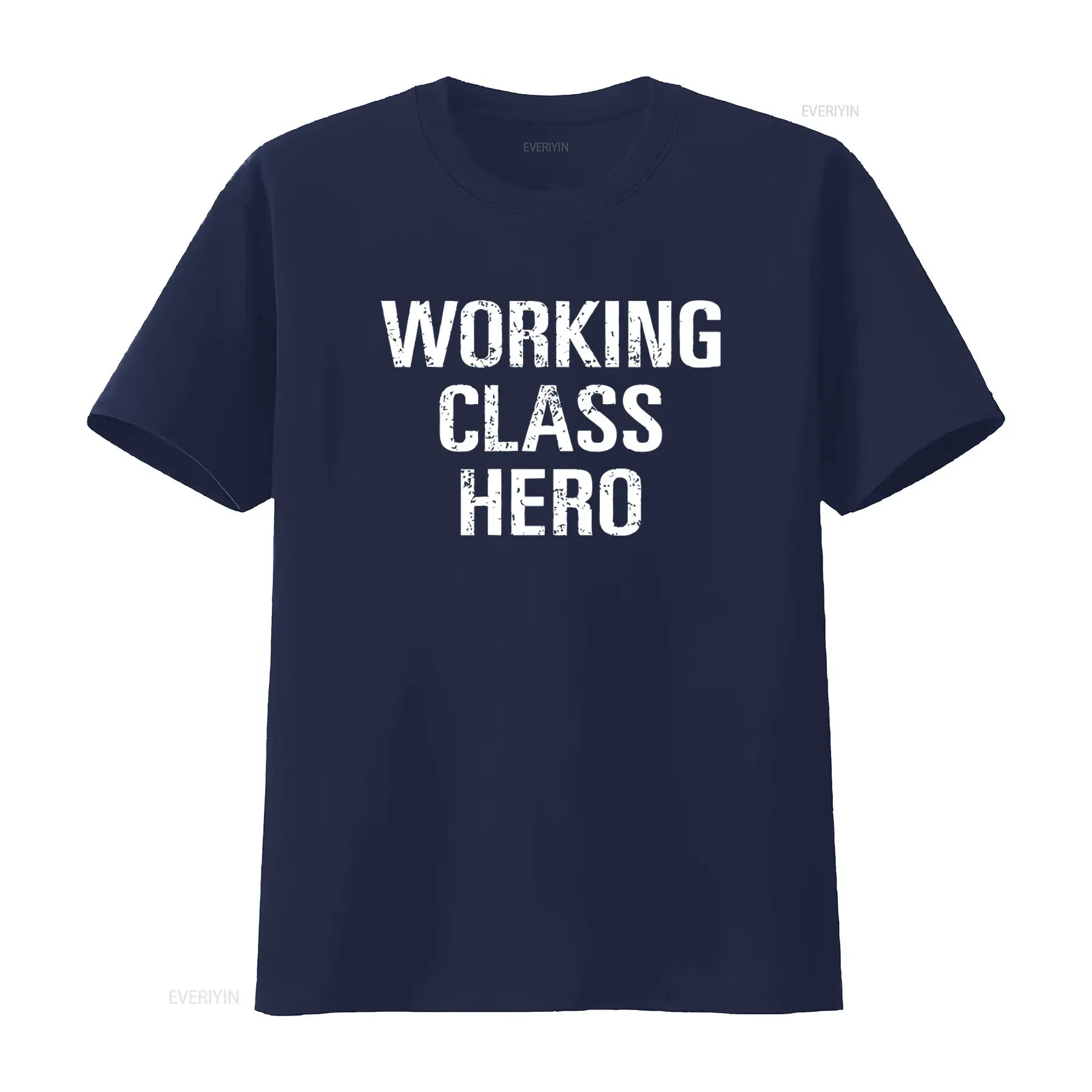 WORKING CLASS HERO Print T Shi - Vintage Fashion Nyc incelemesi ve fiyatı