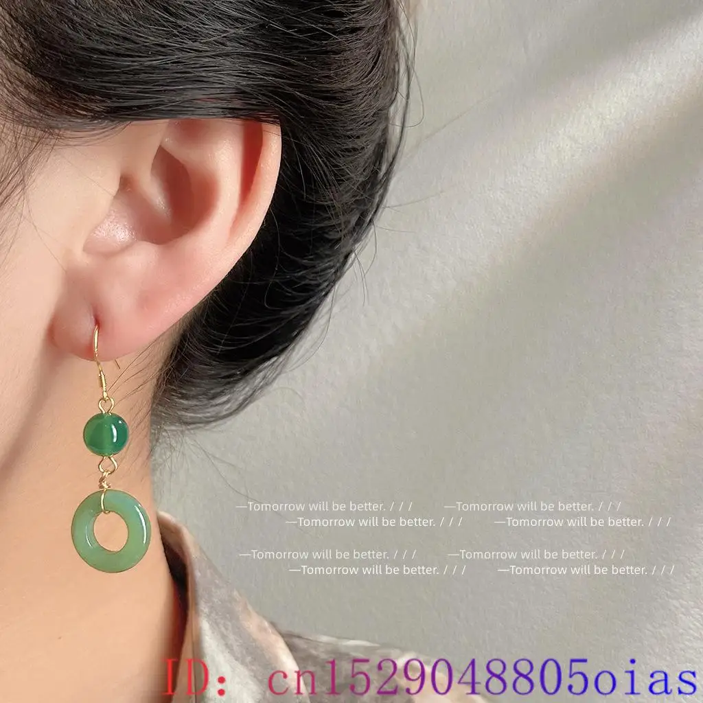 Green Real Jade Ring Earrings  - Vintage Fashion Ai incelemesi ve fiyatı