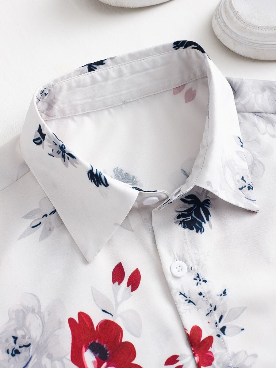 Manfinity Homme Men Casual Flo - Printed Floral Shirt incelemesi ve fiyatı