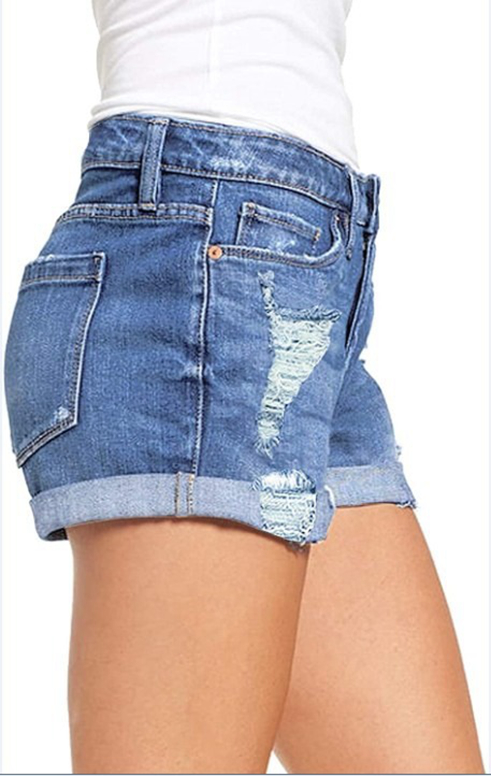 Womens Denim Jeans Shorts Sexy - Vintage Fashion Trends incelemesi ve fiyatı
