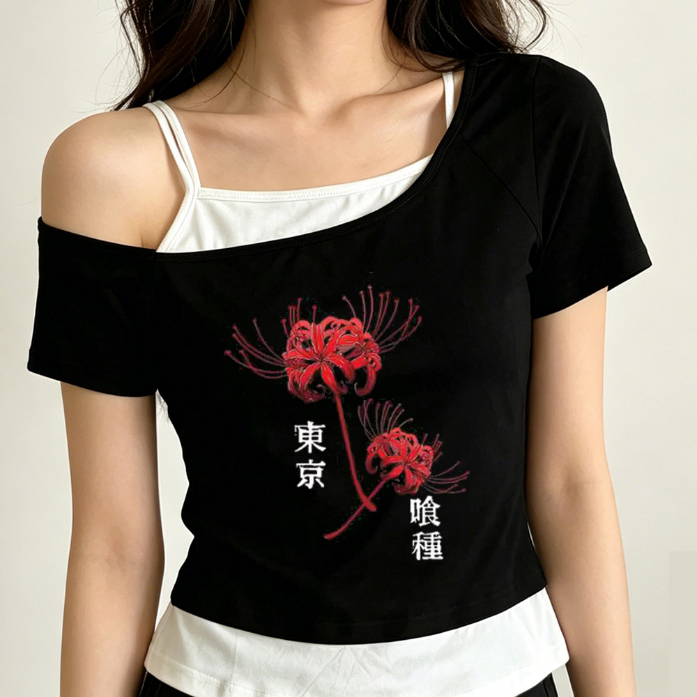 Tokyo Ghoul crop top ladies ko - Vintage Fashion Tokyo incelemesi ve fiyatı