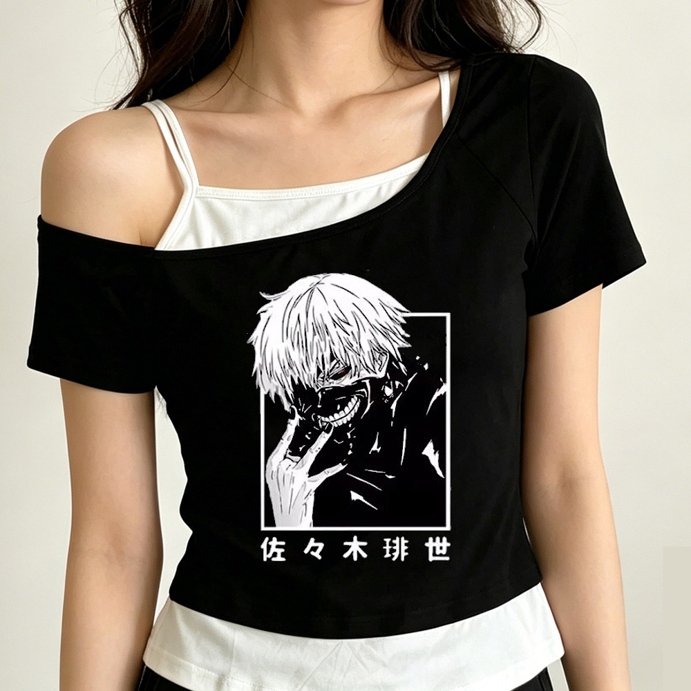 Tokyo Ghoul crop top ladies ko - Vintage Fashion Tokyo incelemesi ve fiyatı