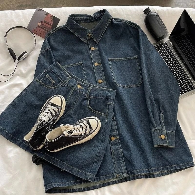 Y2K Denim Skirt Set: Vintage J - Vintage Fashion Jacket incelemesi ve fiyatı