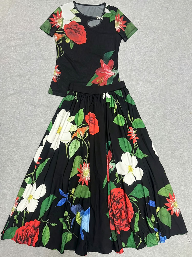Retro summer new two-piece T-s - Vintage Fashion Ai incelemesi ve fiyatı