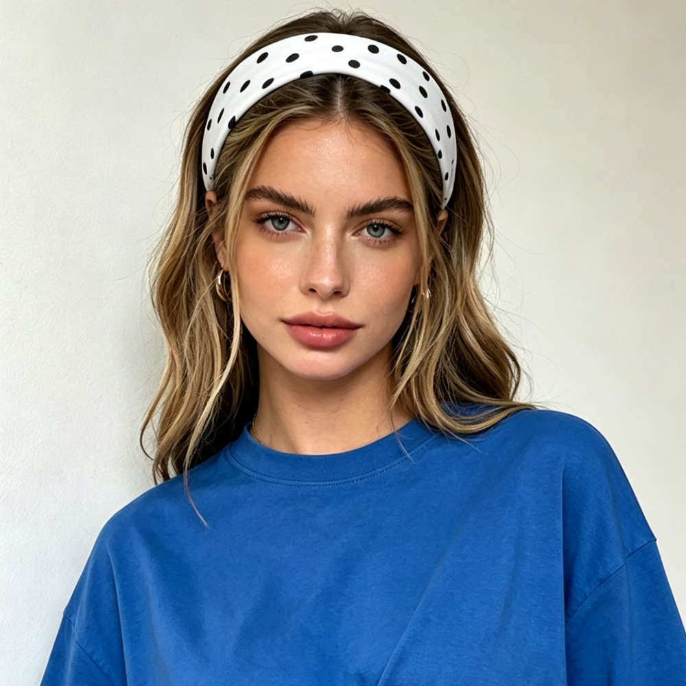 Retro Polka Dot Headbands For  - Vintage Fashion Bloggers incelemesi ve fiyatı