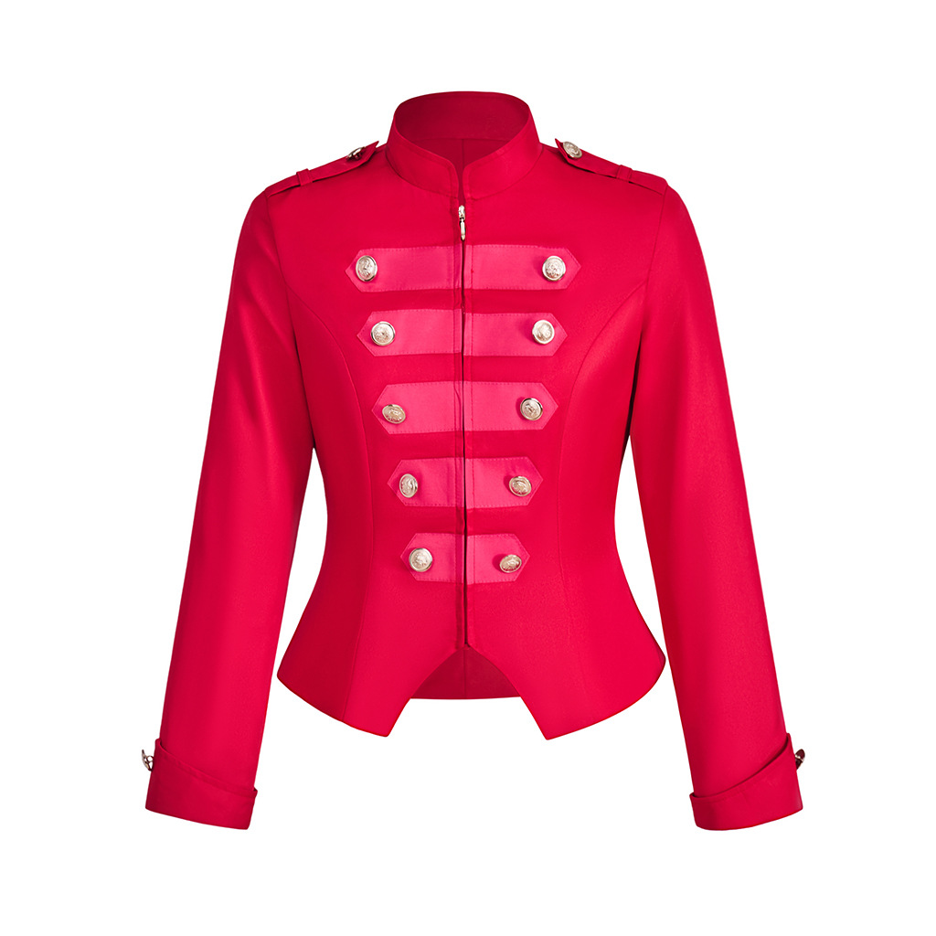 Women gothic punk jacket Slim  - Vintage Fashion Jacket incelemesi ve fiyatı
