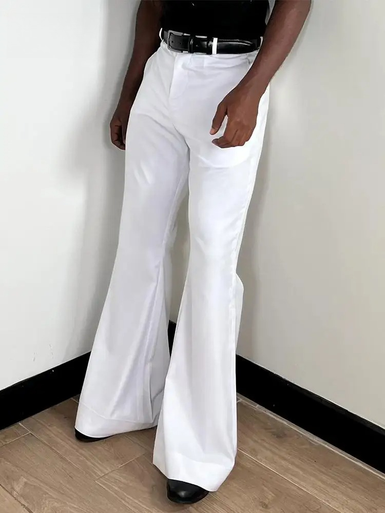 Stylish Bell Bottom Mens Slim  - Wide Leg Trouser 70S incelemesi ve fiyatı