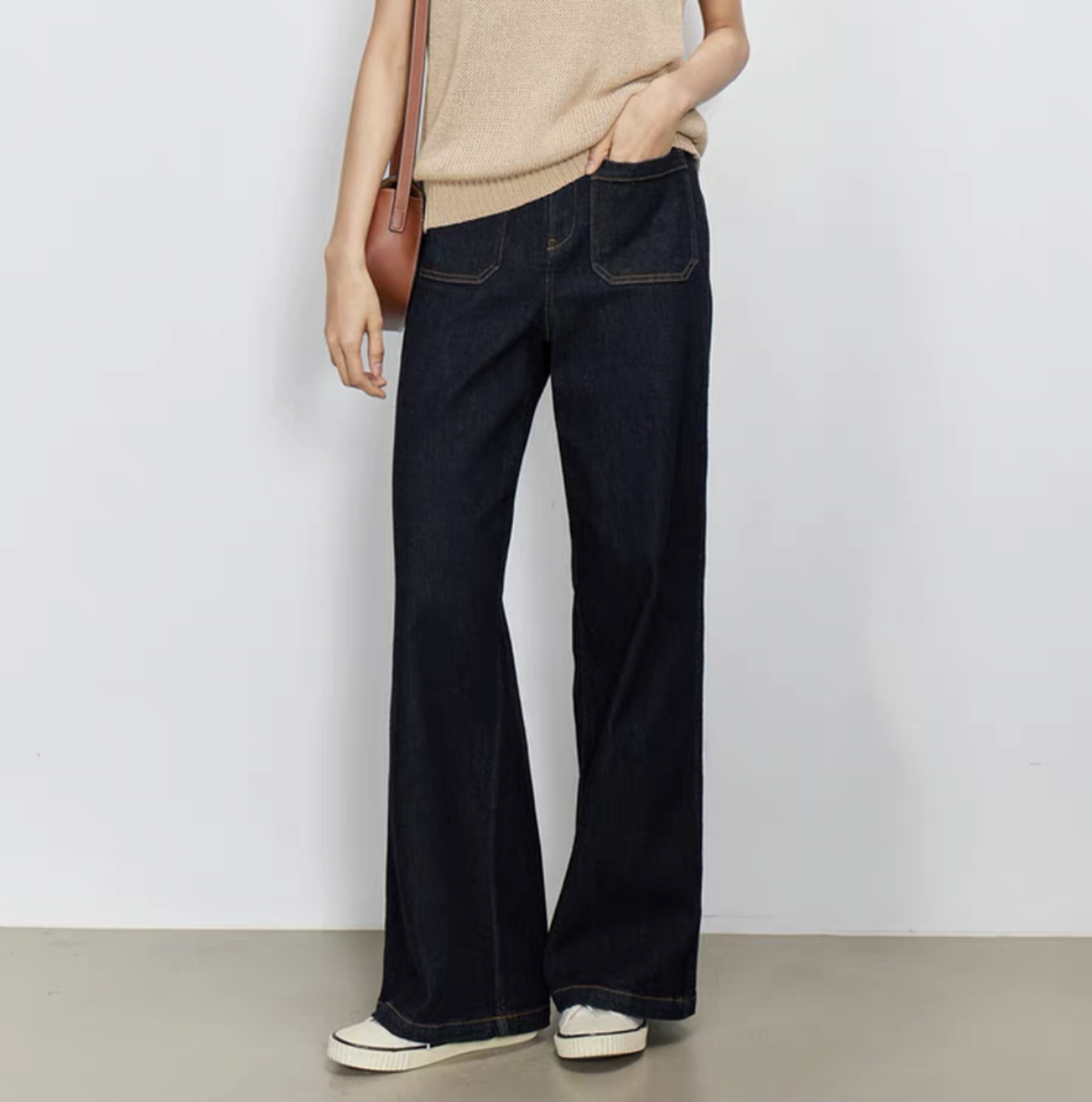 High Waist Wide Leg Blue Denim - Wide Leg Trouser 70S incelemesi ve fiyatı