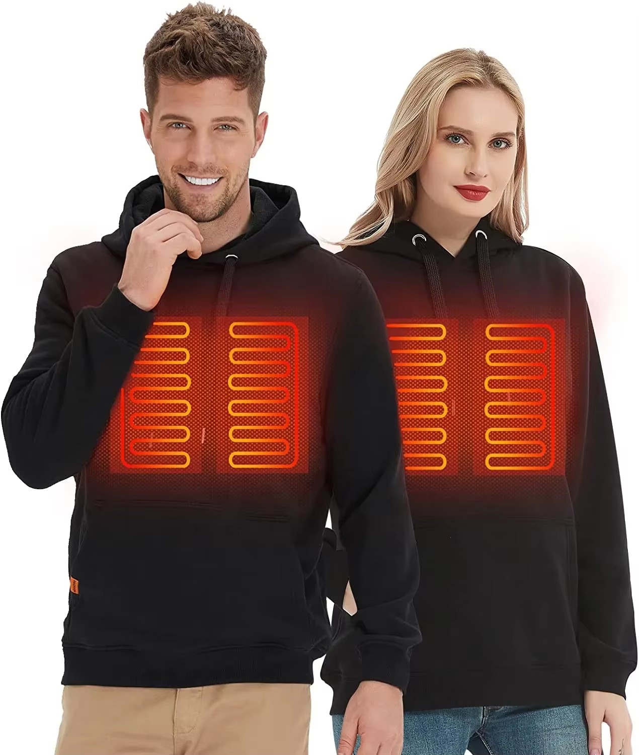 Women USB Heating Hoodies Men  - Vintage Fashion Jacket incelemesi ve fiyatı