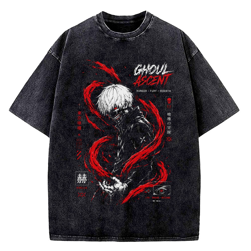 Tokyo Ghoul Vintage Washed cot - Vintage Fashion Tokyo incelemesi ve fiyatı