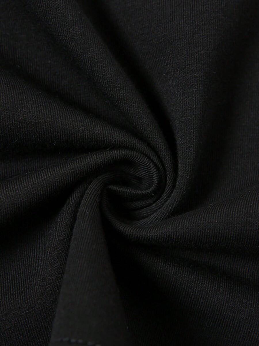 Black Cotton T-Shirt With Hawa - Printed Floral Shirt incelemesi ve fiyatı