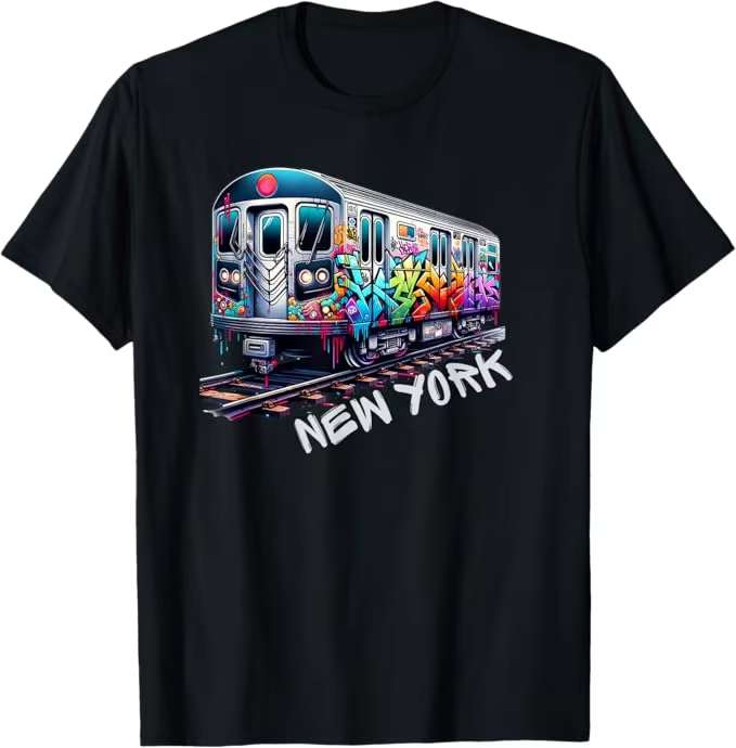 New York Train Graffiti Style  - Vintage Fashion Nyc incelemesi ve fiyatı