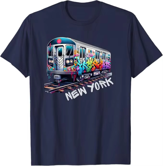 New York Train Graffiti Style  - Vintage Fashion Nyc incelemesi ve fiyatı