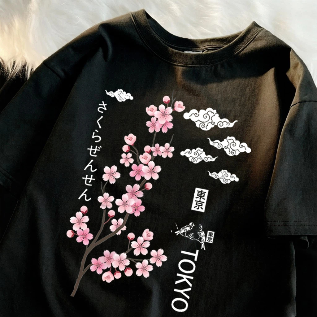 Tokyo Print T-Shirt for Women  - Vintage Fashion Tokyo incelemesi ve fiyatı