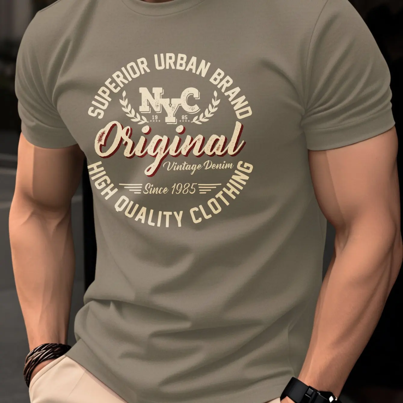 Korean Streetwear Men 100% Cot - Vintage Fashion Nyc incelemesi ve fiyatı